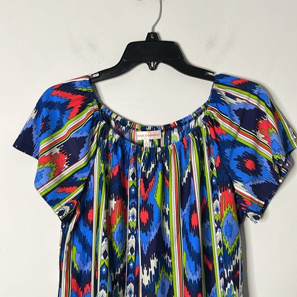 Jude Connally Joy Aztec Print Mini Shift Dress - Picture 3 of 5